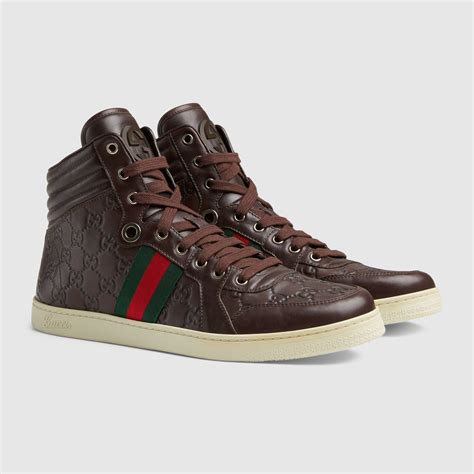 gucci shoes sneakers nike|men's gucci high top sneakers.